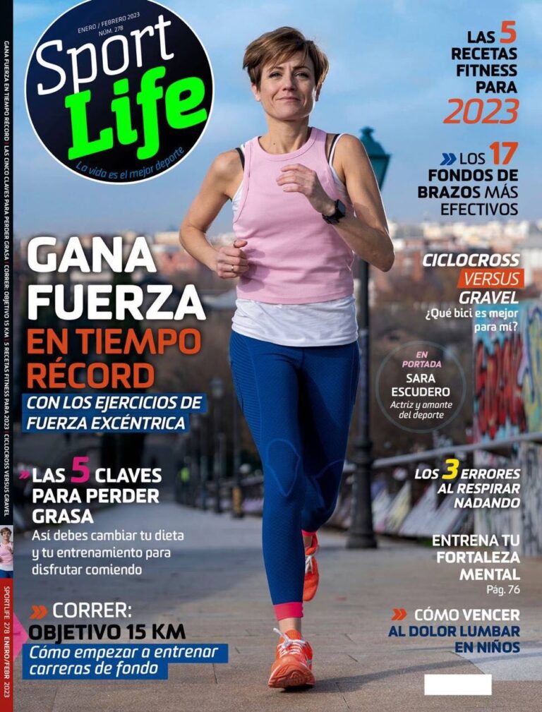 Sara Escudero portada y entrevista en Sport Life